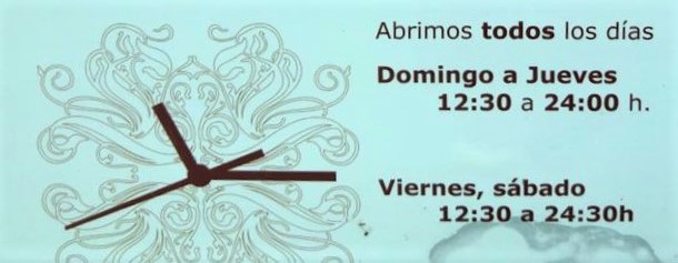 horario